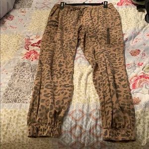 Leopard print pants